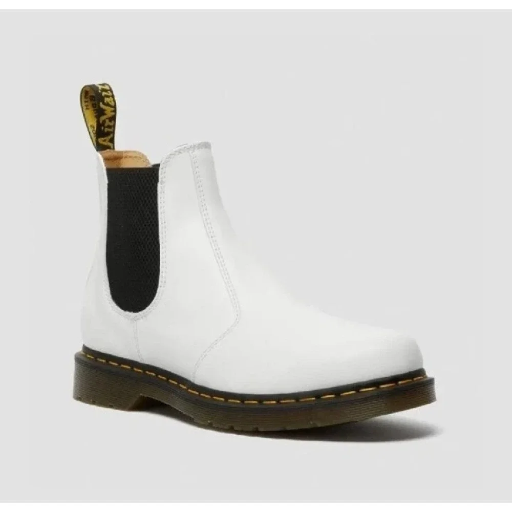 Dr Martens Men's‎ 11 Womens 12 Combat Boots 2976 YS Yellow Stitch Platform Boots
